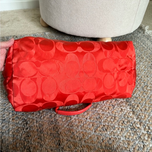 Coach Handbags - Coach Scarlet Signature Tote